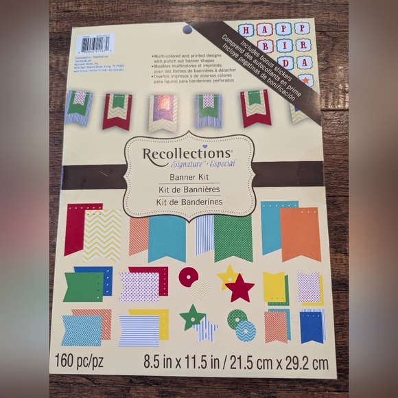 Party Decorations Recollections Multicolor Banner Kit, New! - Picture 6 of 6